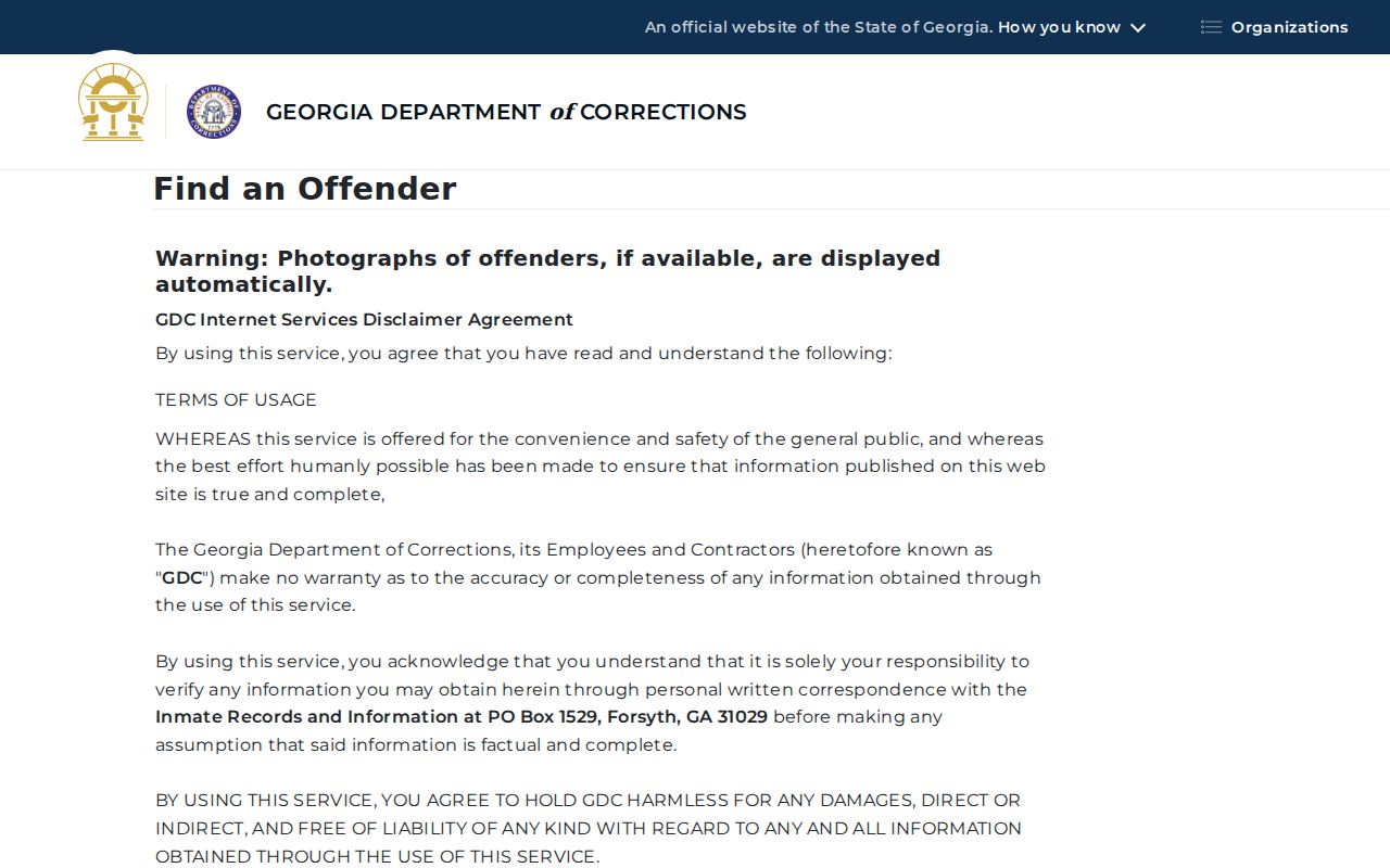 East Point public records Georgia offender query